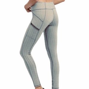 Z by Zobha herringbone leggings W ZIPPER POCKETS